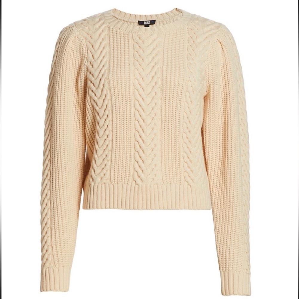 PAIGE Medium Slightly Cropped Sweater
